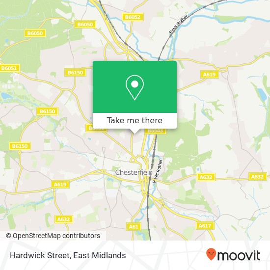 Hardwick Street map