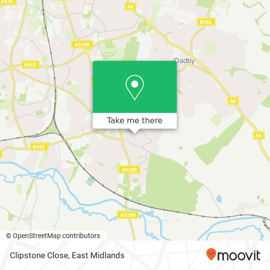 Clipstone Close map