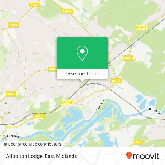 Adbolton Lodge map