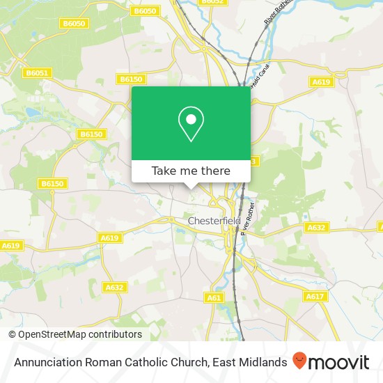 Annunciation Roman Catholic Church map