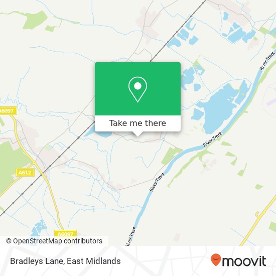 Bradleys Lane map