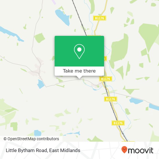 Little Bytham Road map