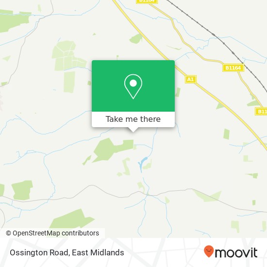 Ossington Road map
