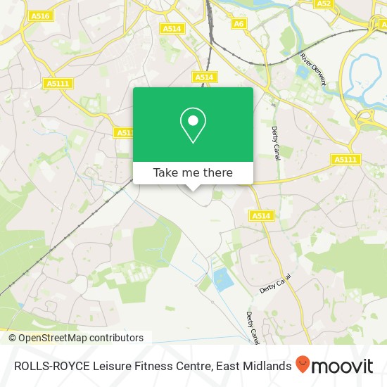 ROLLS-ROYCE Leisure Fitness Centre map