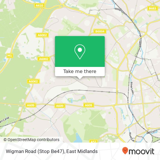 Wigman Road (Stop Be47) map