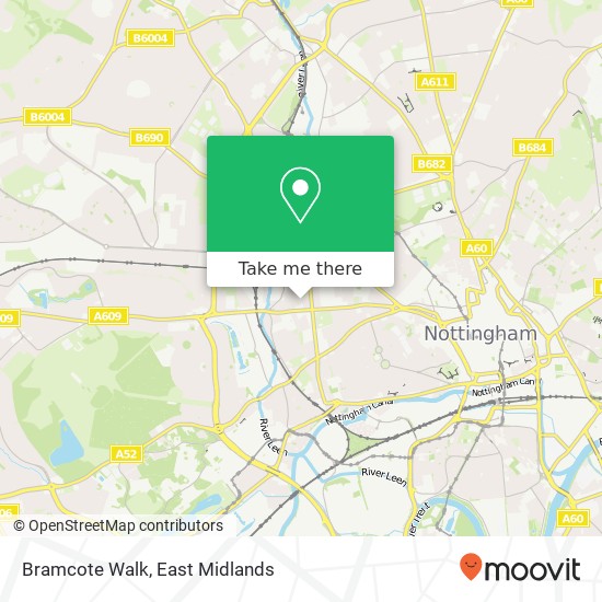 Bramcote Walk map