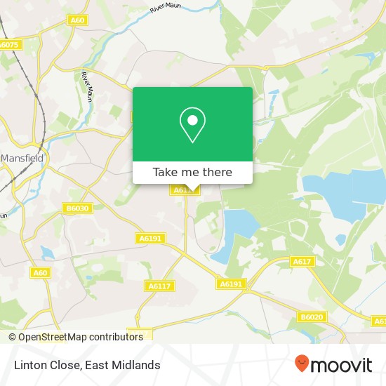 Linton Close map