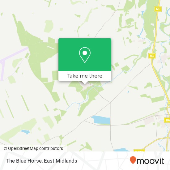 The Blue Horse map