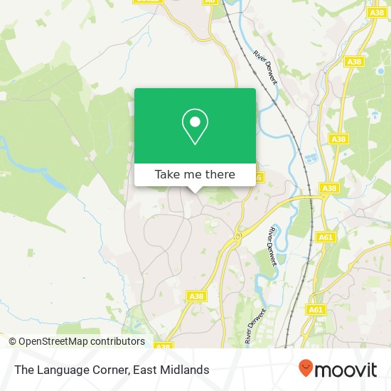 The Language Corner map