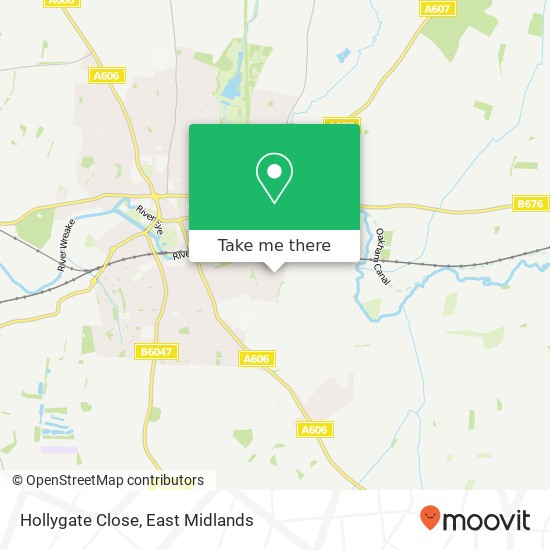 Hollygate Close map
