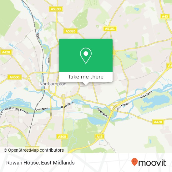 Rowan House map