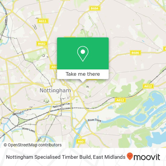 Nottingham Specialised Timber Build map