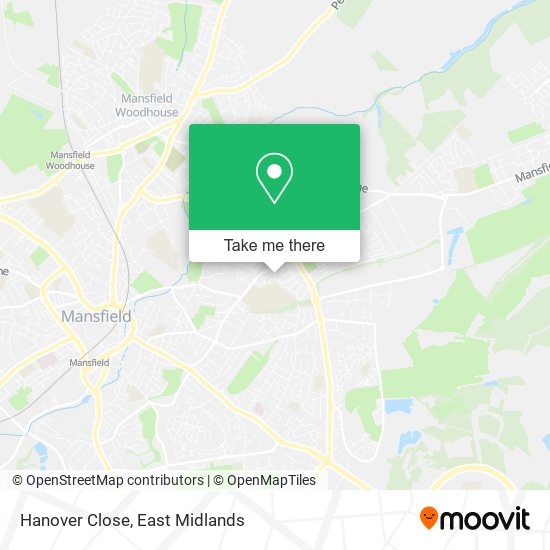 Hanover Close map