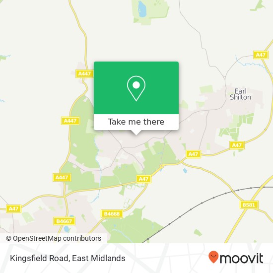 Kingsfield Road map