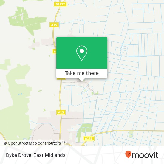 Dyke Drove map