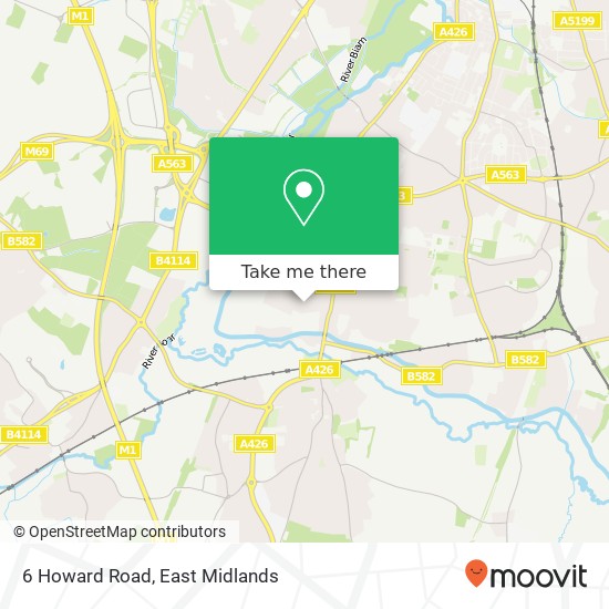 6 Howard Road map