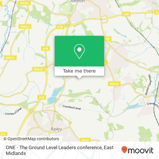 ONE - The Ground Level Leaders conference map