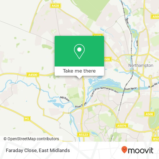 Faraday Close map