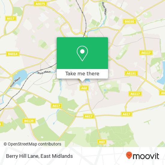 Berry Hill Lane map