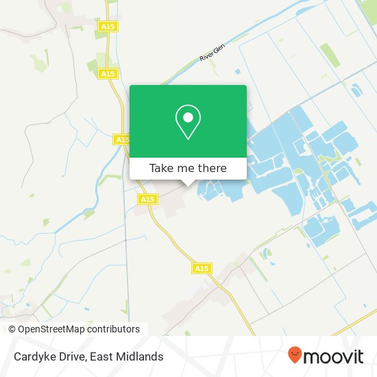 Cardyke Drive map