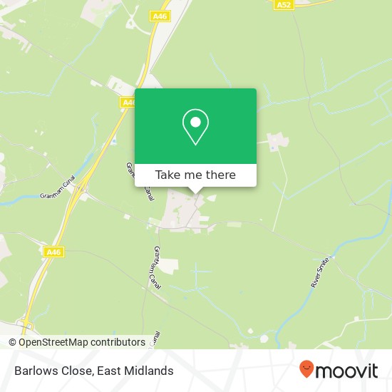 Barlows Close map