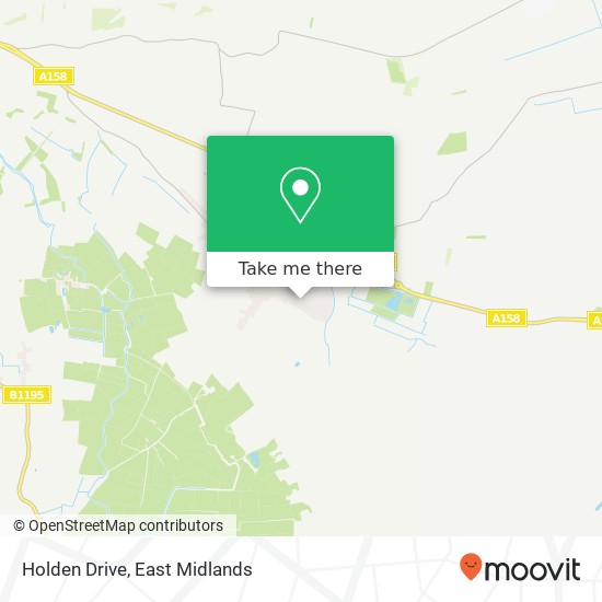 Holden Drive map