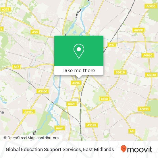 Global Education Support Services map