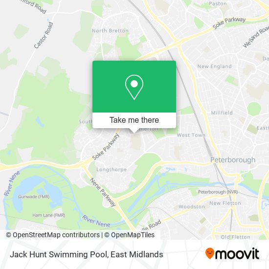 Jack Hunt Swimming Pool map