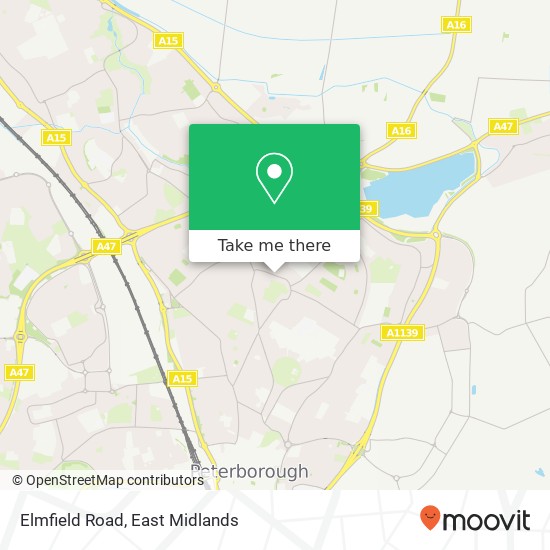 Elmfield Road map