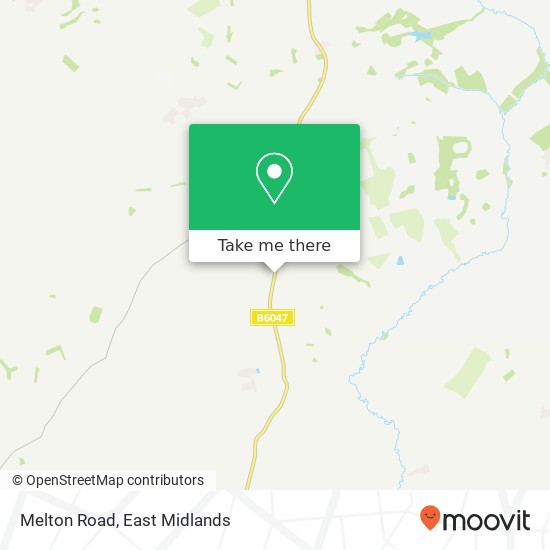 Melton Road map
