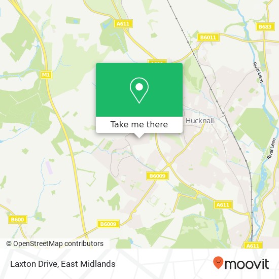 Laxton Drive map