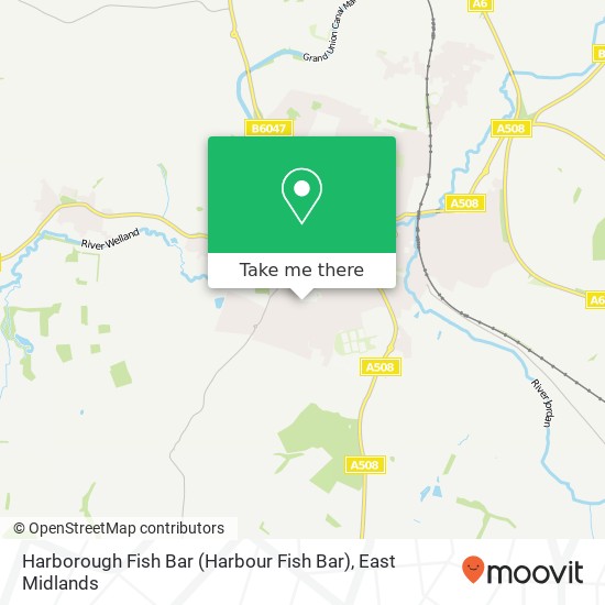 Harborough Fish Bar (Harbour Fish Bar) map
