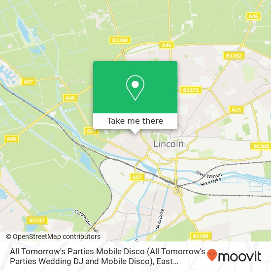 All Tomorrow's Parties Mobile Disco (All Tomorrow's Parties Wedding DJ and Mobile Disco) map