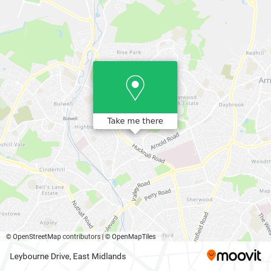 Leybourne Drive map