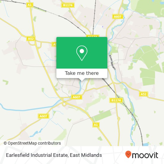 Earlesfield Industrial Estate map