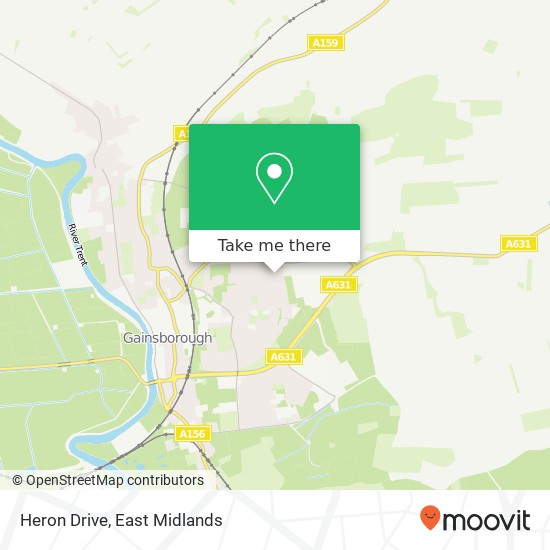 Heron Drive map