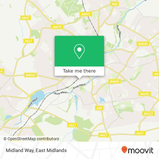 Midland Way map