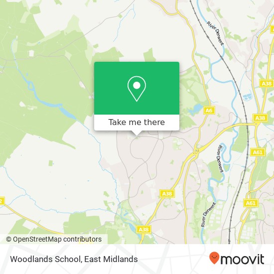 Woodlands School map