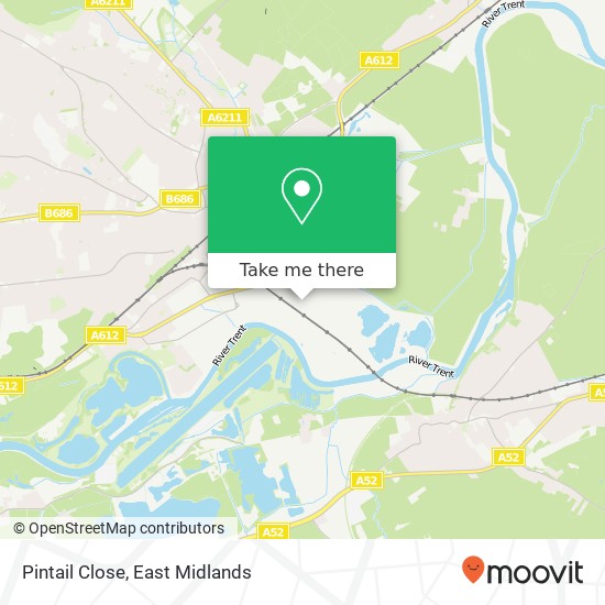 Pintail Close map