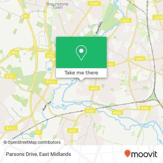 Parsons Drive map