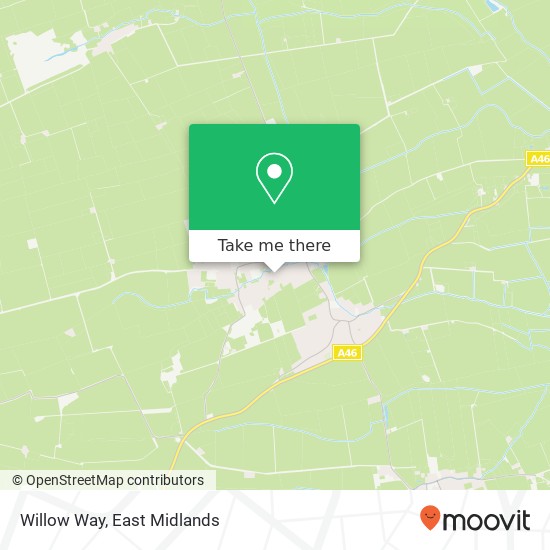 Willow Way map