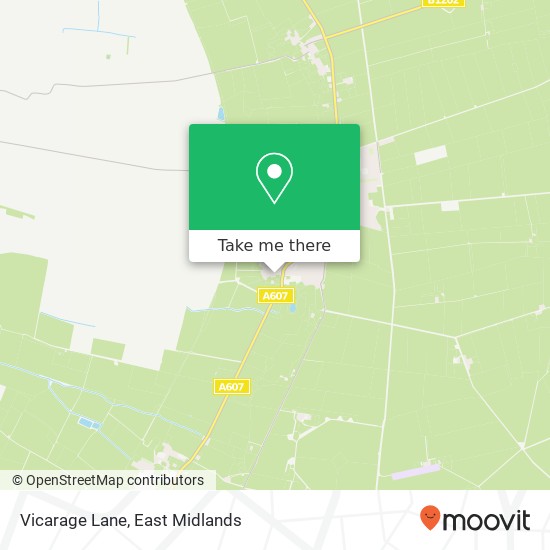 Vicarage Lane map