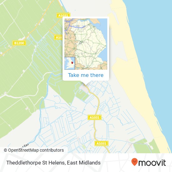 Theddlethorpe St Helens map