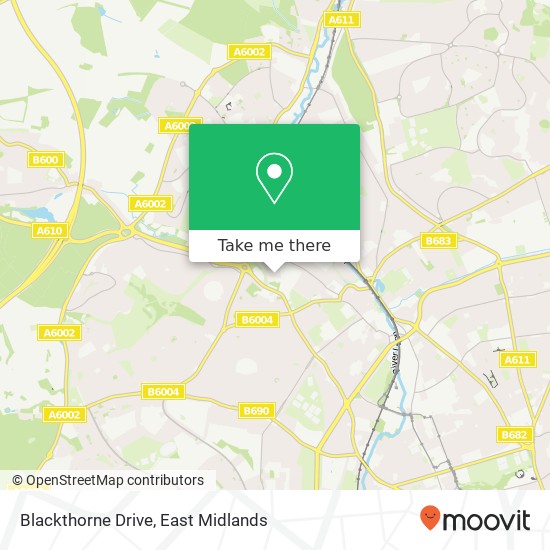 Blackthorne Drive map