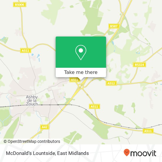 McDonald's Lountside map