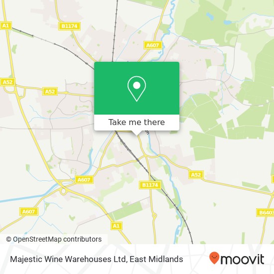 Majestic Wine Warehouses Ltd map