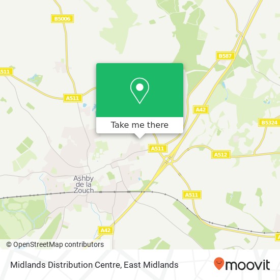 Midlands Distribution Centre map