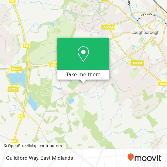 Guildford Way map