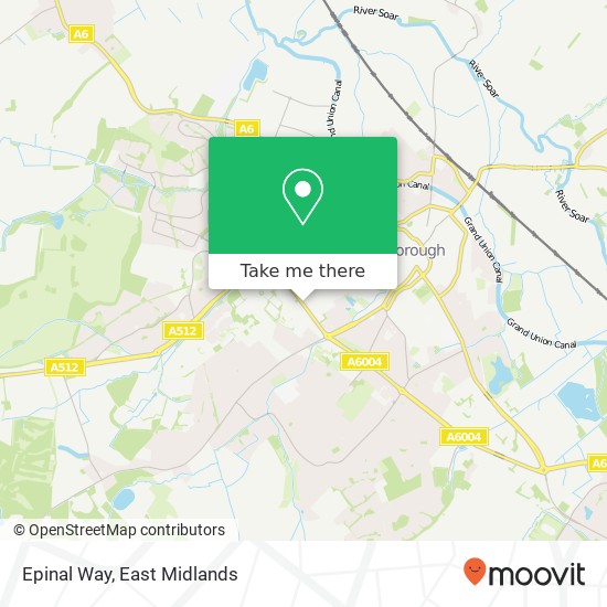 Epinal Way map