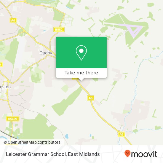 Leicester Grammar School map